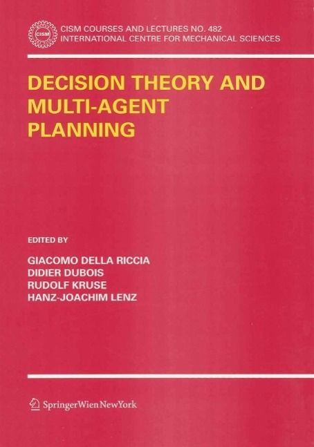 Produktbild: Decision Theory and Multi-Agent Planning