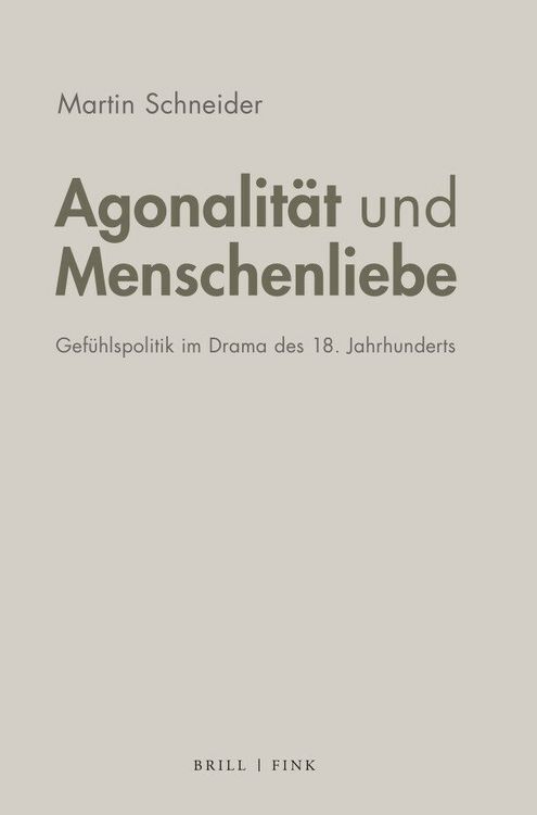 Produktbild: Agonalit&auml;t und Menschenliebe