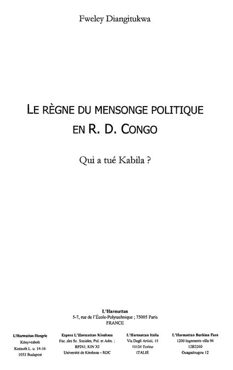 Produktbild: Regne du mensonge politique enr.d. cong