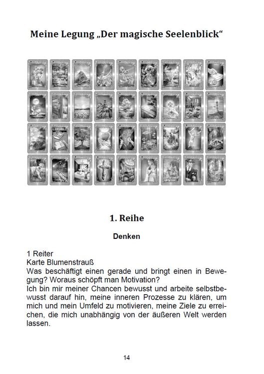 Produktbild: Der magische Seelenblick mit den Lenormandkarten