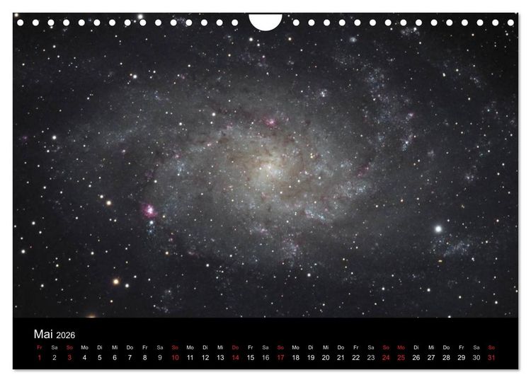 Produktbild: Universum - Eine Reise zu den Sternen (Wandkalender 2026 DIN A4 quer), CALVENDO Monatskalender