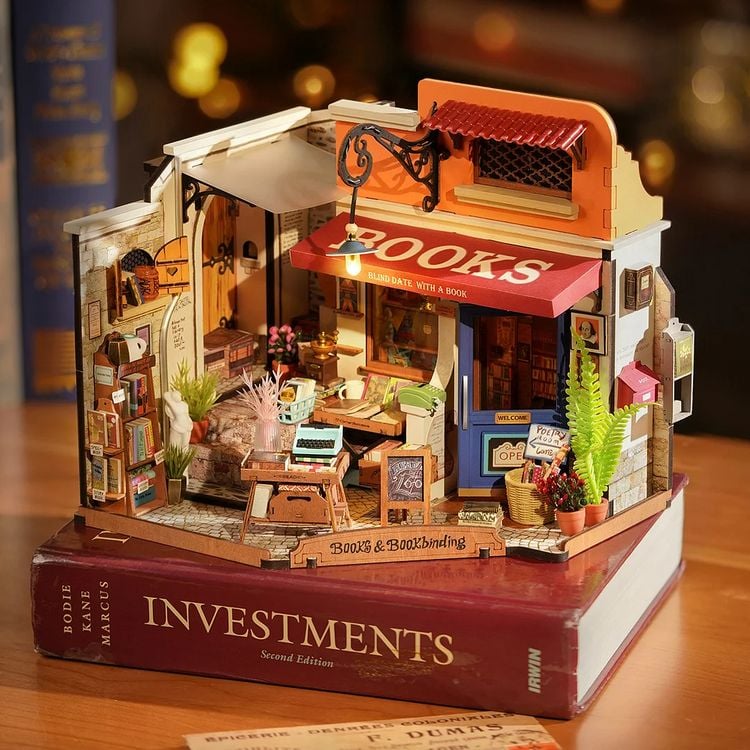 Produktbild: Book Nook DIY B&uuml;cherecke Corner Bookstore