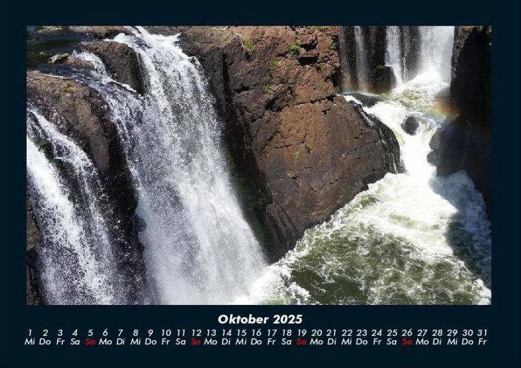 Produktbild: Wasserf&auml;lle 2025 Fotokalender DIN A4