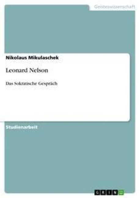 Produktbild: Leonard Nelson