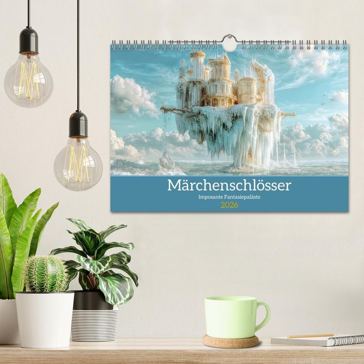 Produktbild: M&auml;rchenschl&ouml;sser - Imposante Fantasiepal&auml;ste (Wandkalender 2026 DIN A4 quer), CALVENDO Monatskalender
