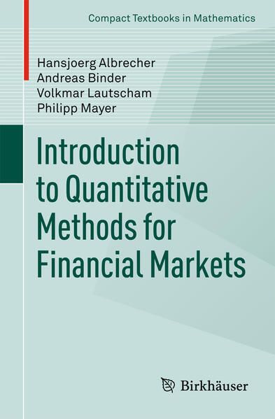 Produktbild: Introduction to Quantitative Methods for Financial Markets