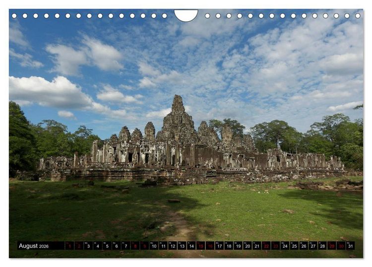 Produktbild: Angkor - Mythos im Reich der Khmer (Wandkalender 2026 DIN A4 quer), CALVENDO Monatskalender