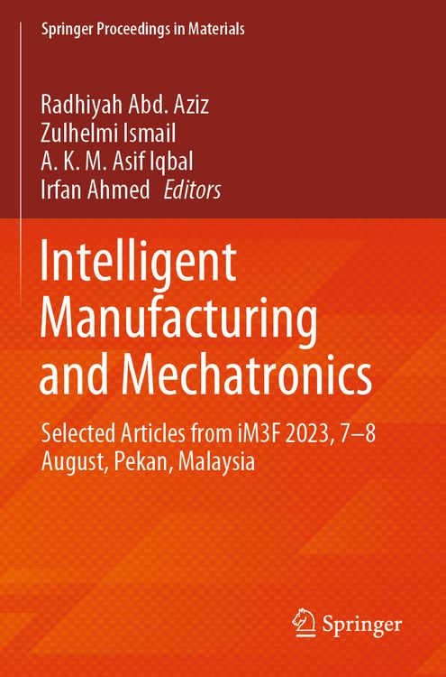Produktbild: Intelligent Manufacturing and Mechatronics