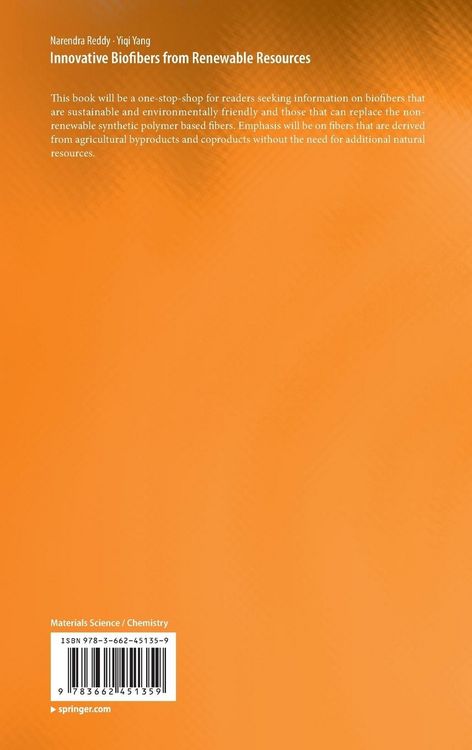 Produktbild: Innovative Biofibers from Renewable Resources