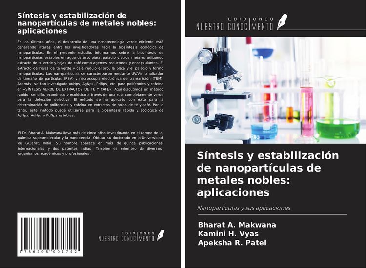 Produktbild: S&iacute;ntesis y estabilizaci&oacute;n de nanopart&iacute;culas de metales nobles: aplicaciones