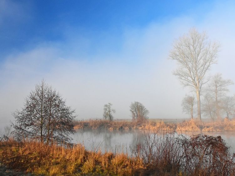 Produktbild: CALVENDO Puzzle Nebel liegt &uuml;ber dem Ampertal 1000 Teile Lege-Gr&ouml;&szlig;e 64 x 48 cm Foto-Puzzle Bild von Brigitte Dr. Deus-Neumann