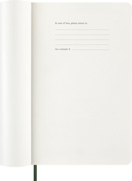 Produktbild: Moleskine 12 Monate Tageskalender 2027, Large/A5, 1 Tag = 1 Seite, Weicher Einband, Myrtengr&uuml;n