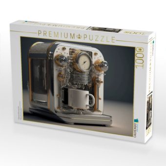 Produktbild: CALVENDO Puzzle Moderne Kaffeemaschine | 1000 Teile Lege-Gr&ouml;&szlig;e 64x48cm Foto-Puzzle f&uuml;r gl&uuml;ckliche Stunden