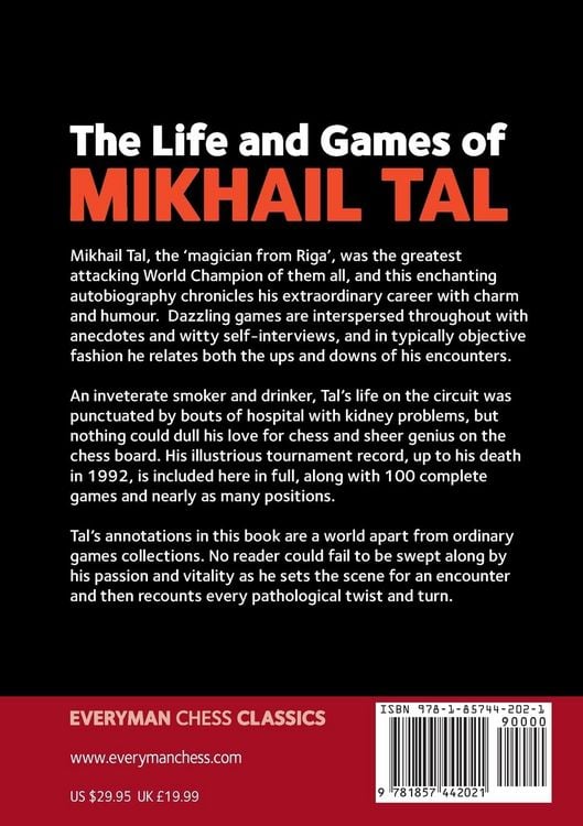 Produktbild: The Life and Games of Mikhail Tal