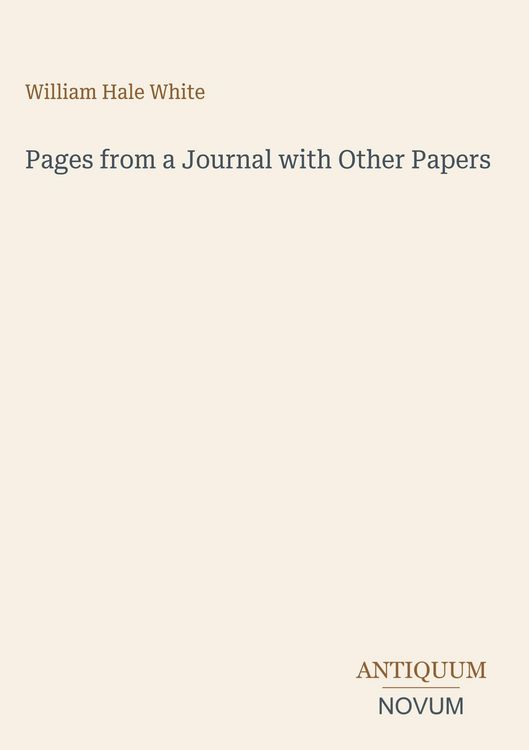Produktbild: Pages from a Journal with Other Papers
