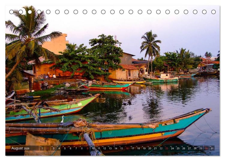 Produktbild: Sri Lanka - Eine Bilder-Reise (Tischkalender 2026 DIN A5 quer), CALVENDO Monatskalender