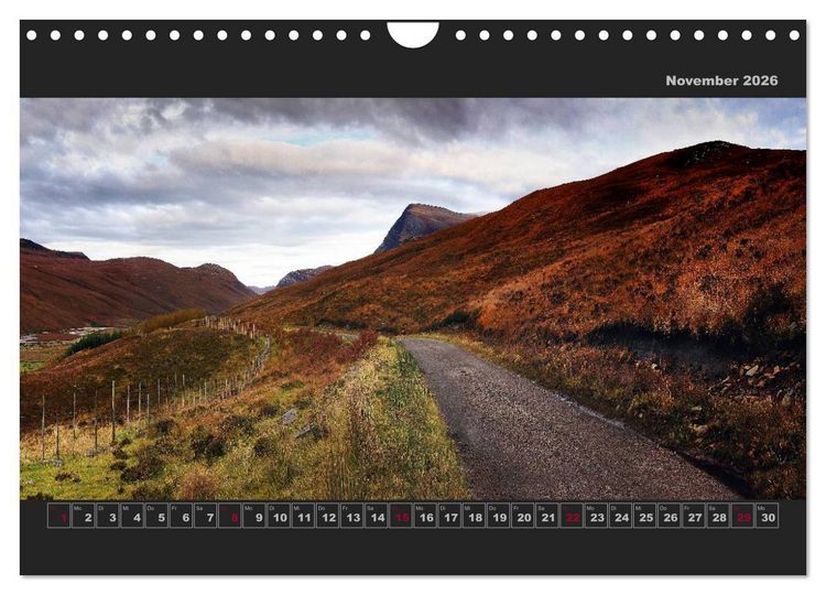 Produktbild: Schottland Panoramen (Wandkalender 2026 DIN A4 quer), CALVENDO Monatskalender