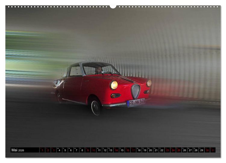 Produktbild: Goggomobil Coup&egrave; 250 TS (Wandkalender 2026 DIN A2 quer), CALVENDO Monatskalender