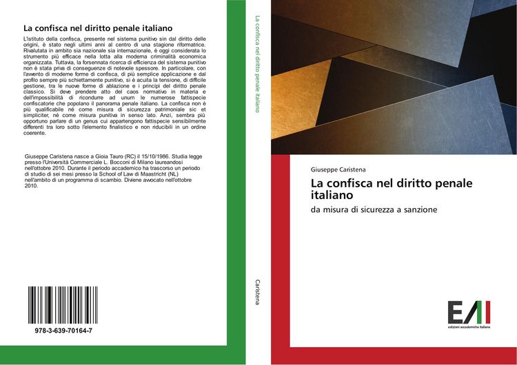 Produktbild: La confisca nel diritto penale italiano