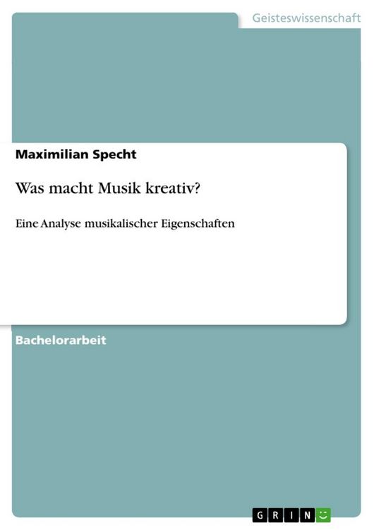 Produktbild: Was macht Musik kreativ?