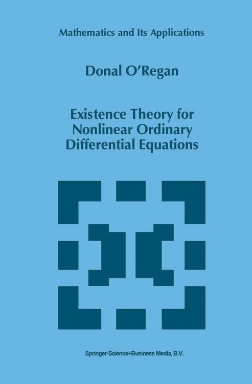 Produktbild: Existence Theory for Nonlinear Ordinary Differential Equations