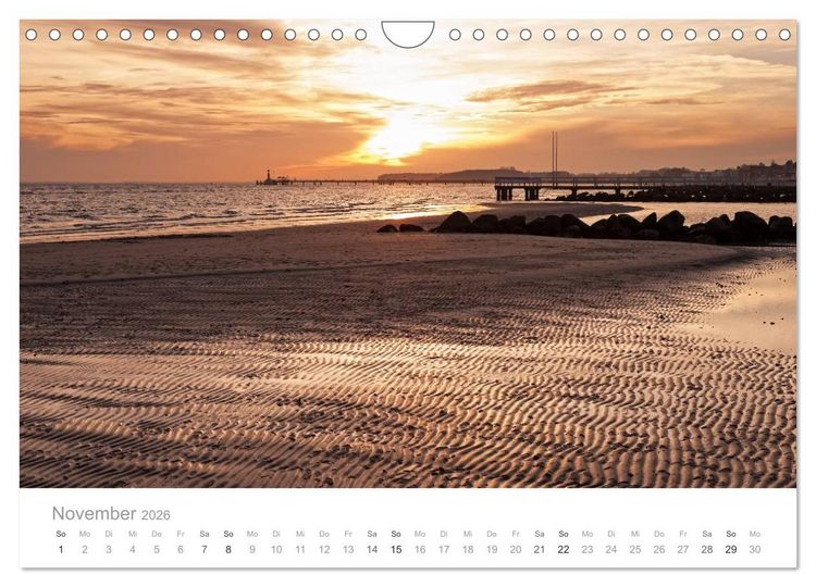 Produktbild: Gr&ouml;mitz - Ostseebad an der Sonnenseite (Wandkalender 2026 DIN A4 quer), CALVENDO Monatskalender