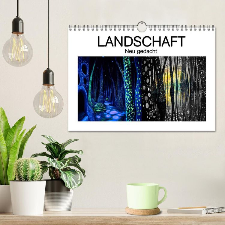 Produktbild: Landschaft - Neu gedacht (Wandkalender 2026 DIN A4 quer), CALVENDO Monatskalender