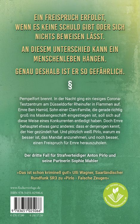 Produktbild: Pirlo - Gef&auml;hrlicher Freispruch