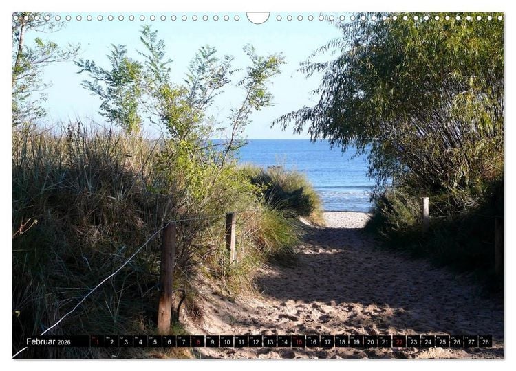 Produktbild: USEDOM - Seeb&auml;der und Naturparadies (Wandkalender 2026 DIN A3 quer), CALVENDO Monatskalender