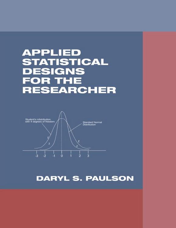 Produktbild: Applied Statistical Designs for the Researcher