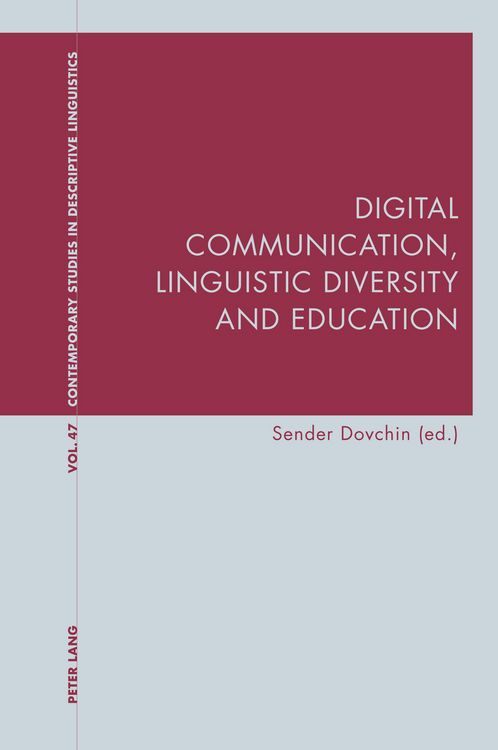 Produktbild: Digital Communication, Linguistic Diversity and Education