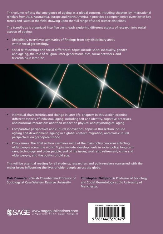 Produktbild: The SAGE Handbook of Social Gerontology