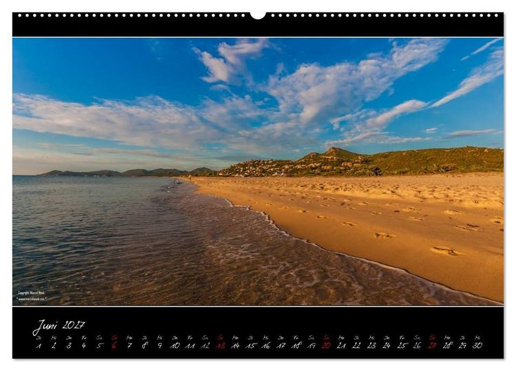 Produktbild: Sardinien Panoramakalender / CH-Version (Wandkalender 2027 DIN A2 quer), CALVENDO Monatskalender