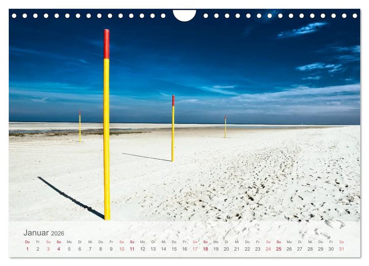 Produktbild: Das "Nordsee-Gef&uuml;hl" (Wandkalender 2026 DIN A4 quer), CALVENDO Monatskalender
