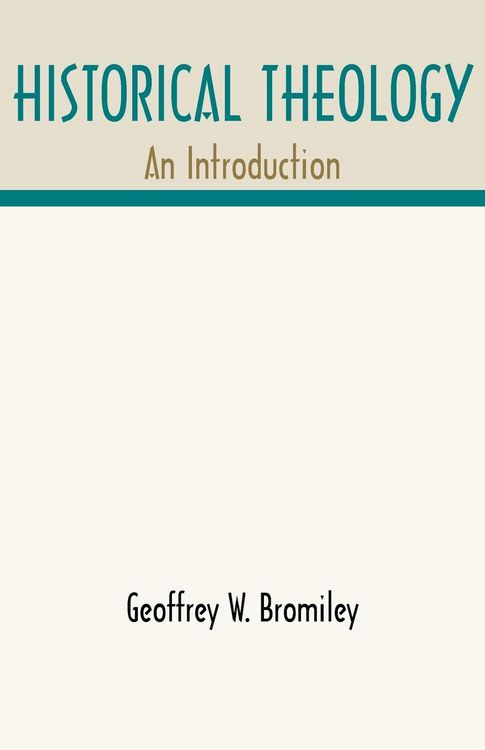 Produktbild: Historical Theology