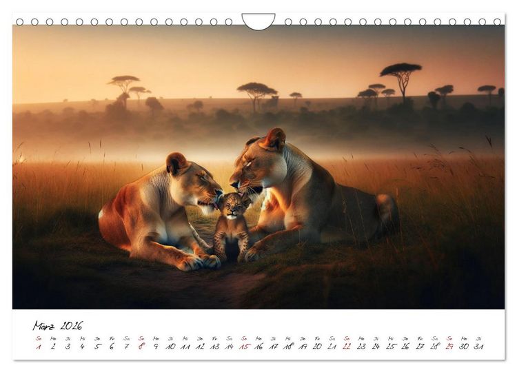 Produktbild: Die besten Naturbilder des Jahres - Einzigartige Augenblicke (Wandkalender 2026 DIN A4 quer), CALVENDO Monatskalender