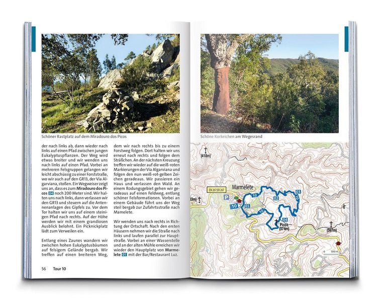 Produktbild: KOMPASS Wanderf&uuml;hrer Algarve mit Fernwanderweg Via Algarviana, 64 Touren / Etappen mit Extra-Tourenkarte