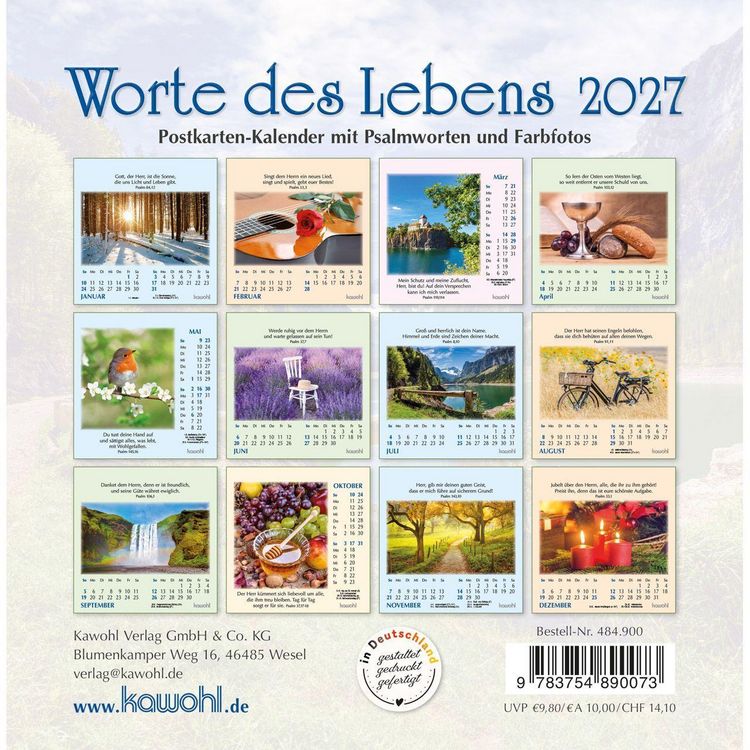 Produktbild: Worte des Lebens 2027
