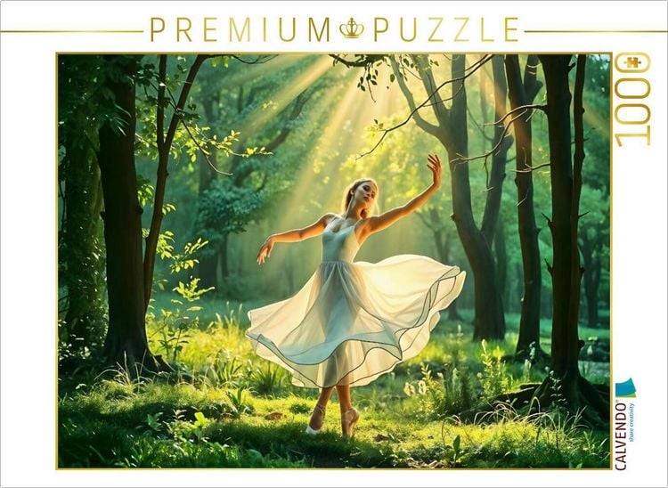 Produktbild: CALVENDO Puzzle Waldes Atem, leicht wie Tanz | 1000 Teile Lege-Gr&ouml;&szlig;e 64x48cm Foto-Puzzle f&uuml;r gl&uuml;ckliche Stunden