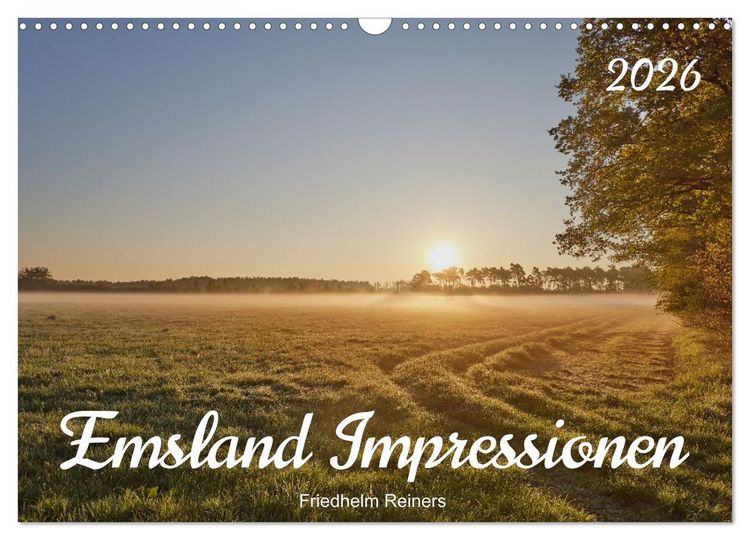 Produktbild: Emsland Impressionen (Wandkalender 2026 DIN A3 quer), CALVENDO Monatskalender