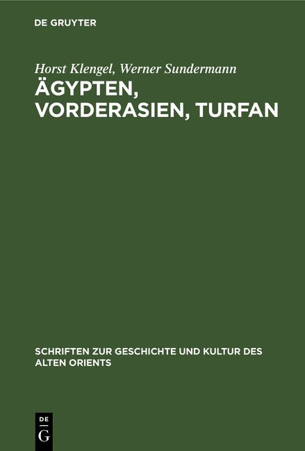 Produktbild: &Auml;gypten, Vorderasien, Turfan
