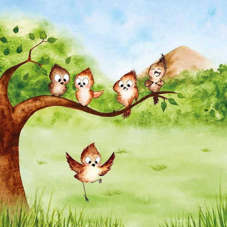 Produktbild: Flieg, kleiner Vogel. - Vola, uccellino.