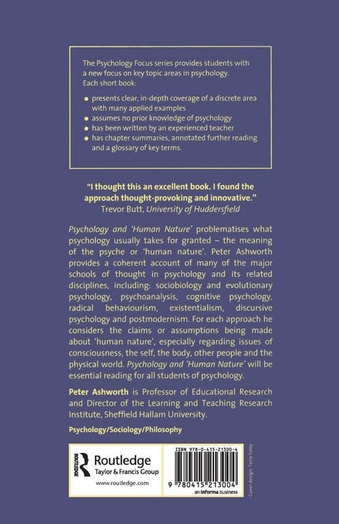Produktbild: Psychology and 'Human Nature'