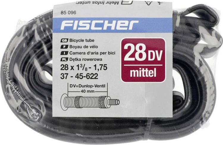 Produktbild: FISCHER FAHRRAD 85096 Fahrradschlauch 28 Zoll Dunlopventil (DV)