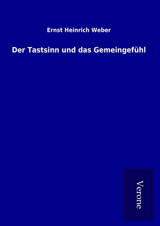 Produktbild: Der Tastsinn und das Gemeingef&uuml;hl
