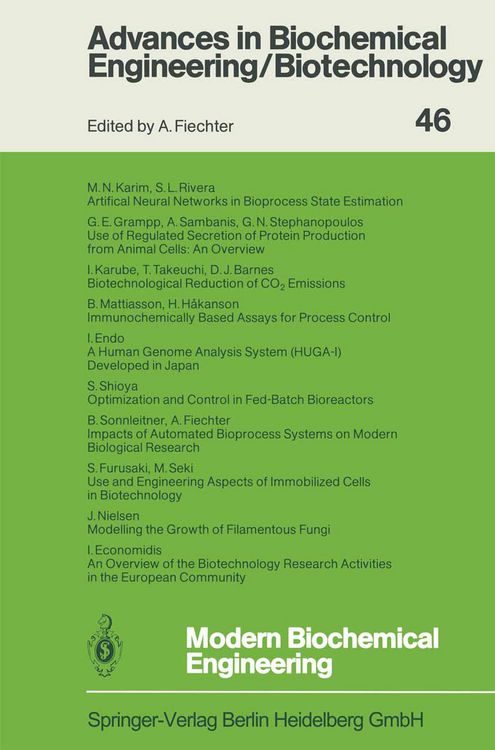 Produktbild: Modern Biochemical Engineering