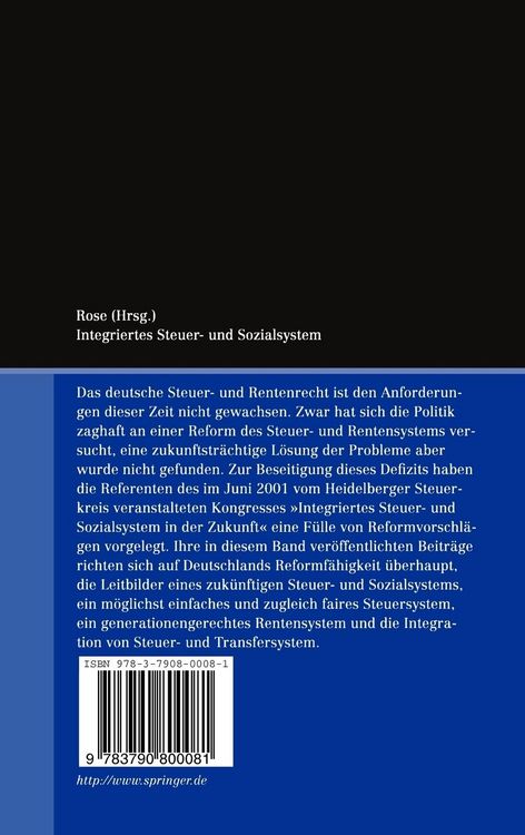 Produktbild: Integriertes Steuer- und Sozialsystem