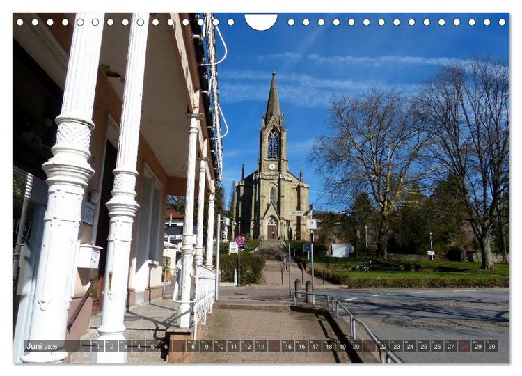 Produktbild: Bad Pyrmont - eine Kurstadt mit Flair (Wandkalender 2026 DIN A4 quer), CALVENDO Monatskalender