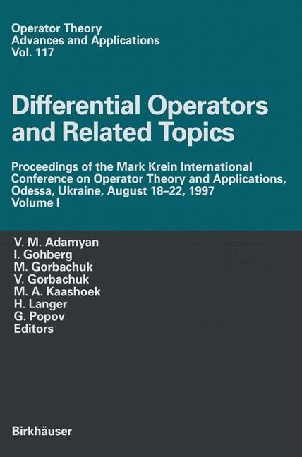 Produktbild: Differential Operators and Related Topics