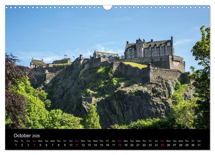 Produktbild: Historic Scotland (Wall Calendar 2026 DIN A3 landscape), CALVENDO 12 Month Wall Calendar